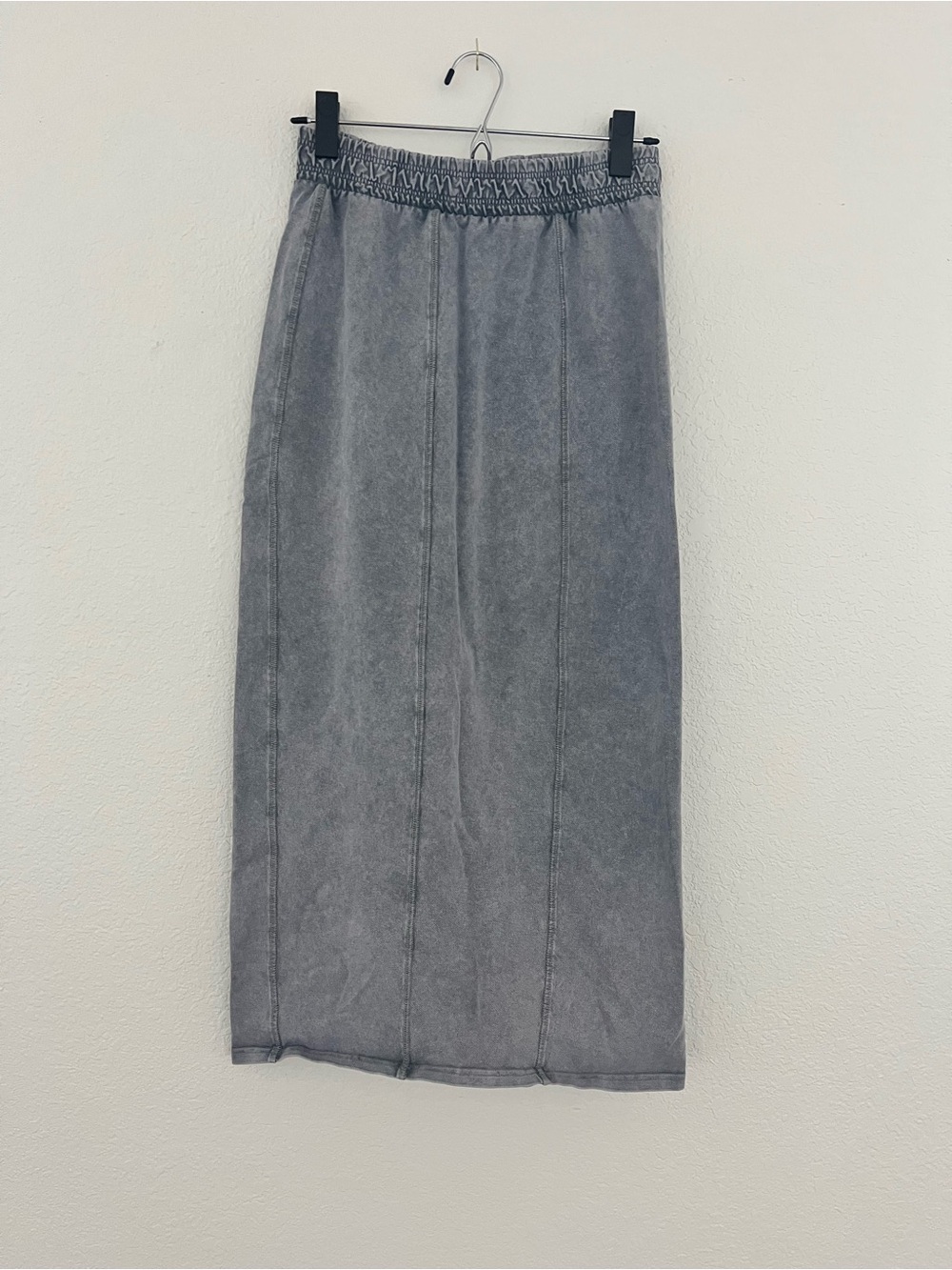 Zara Washed Gray Midi Skirt | Size Medium Pickup